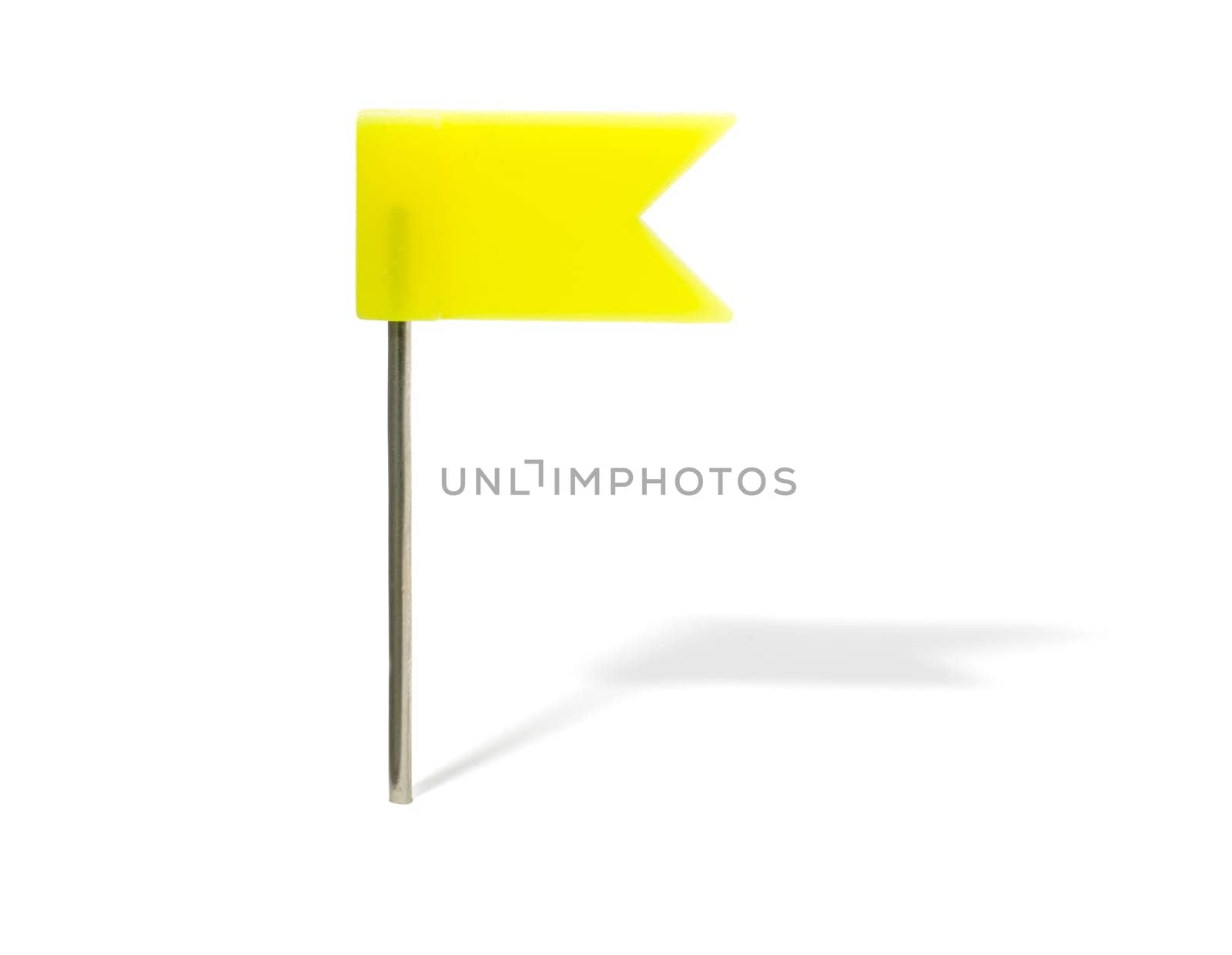 yellow flag pin