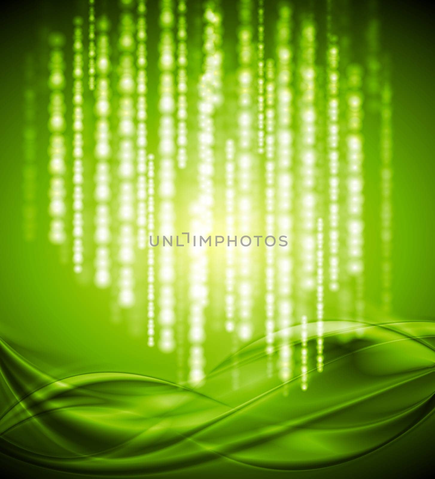 Bright elegant design with abstract waves. Eps 10 vector background