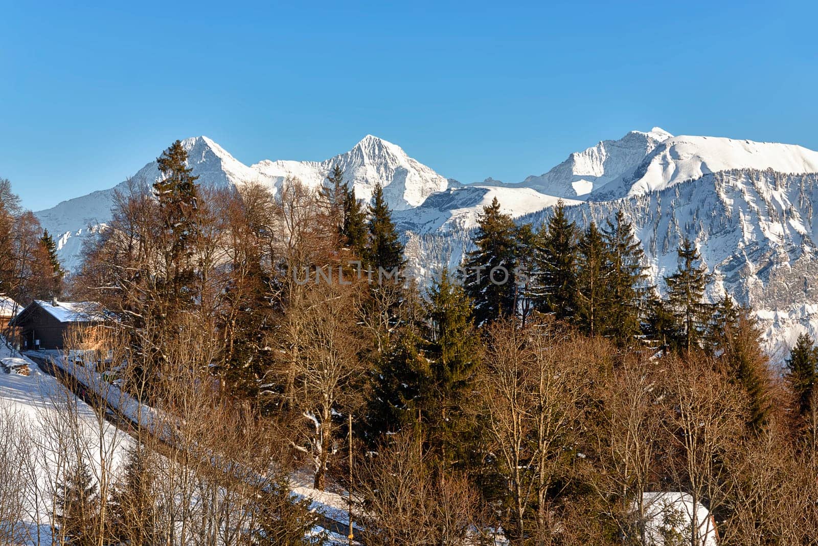 Beatenberg with a view of the Jungfrau
