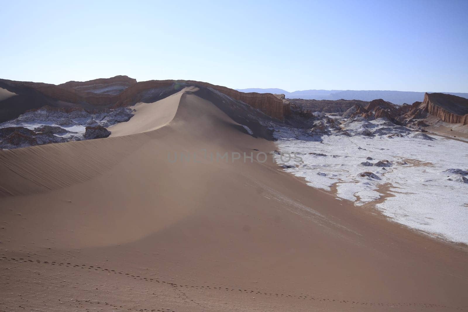 Valle del luna - valley of the moon, in atacama, chile