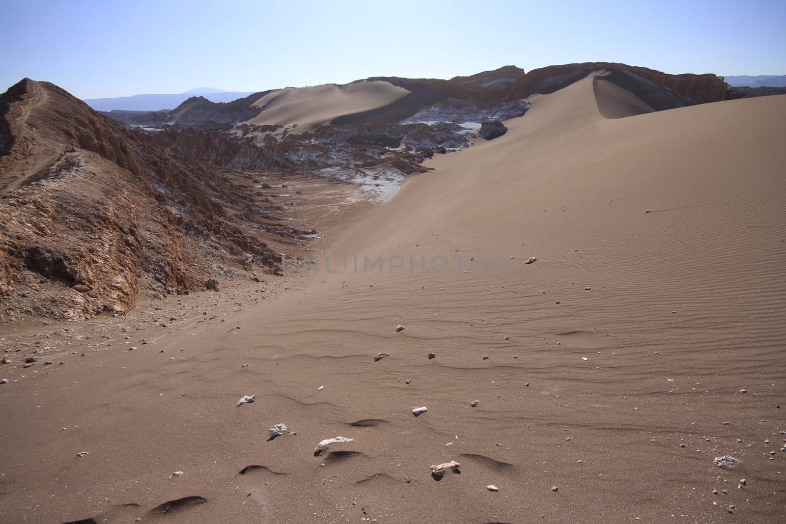 Valle del luna - valley of the moon, in atacama, chile