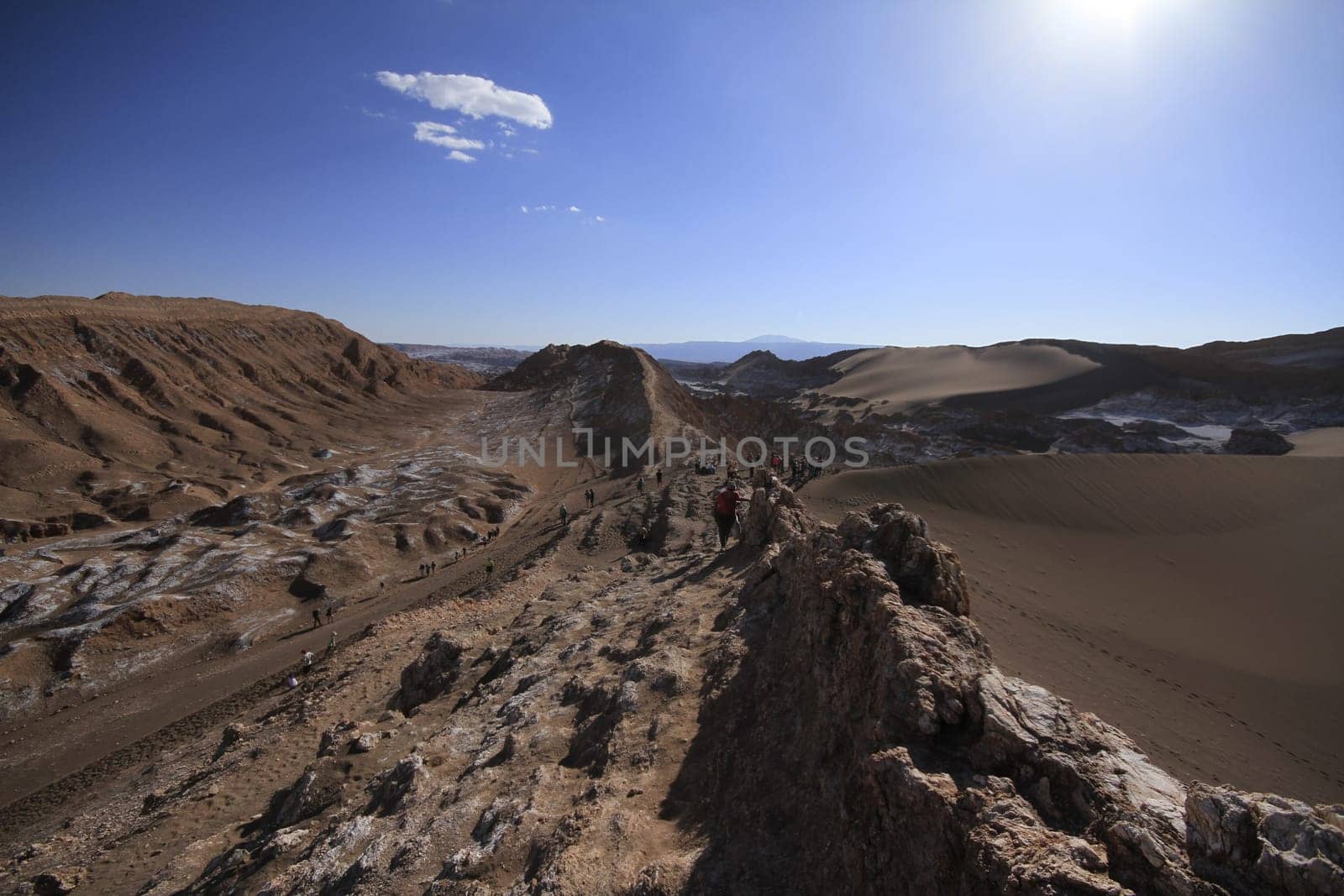 Valle del luna - valley of the moon, in atacama, chile