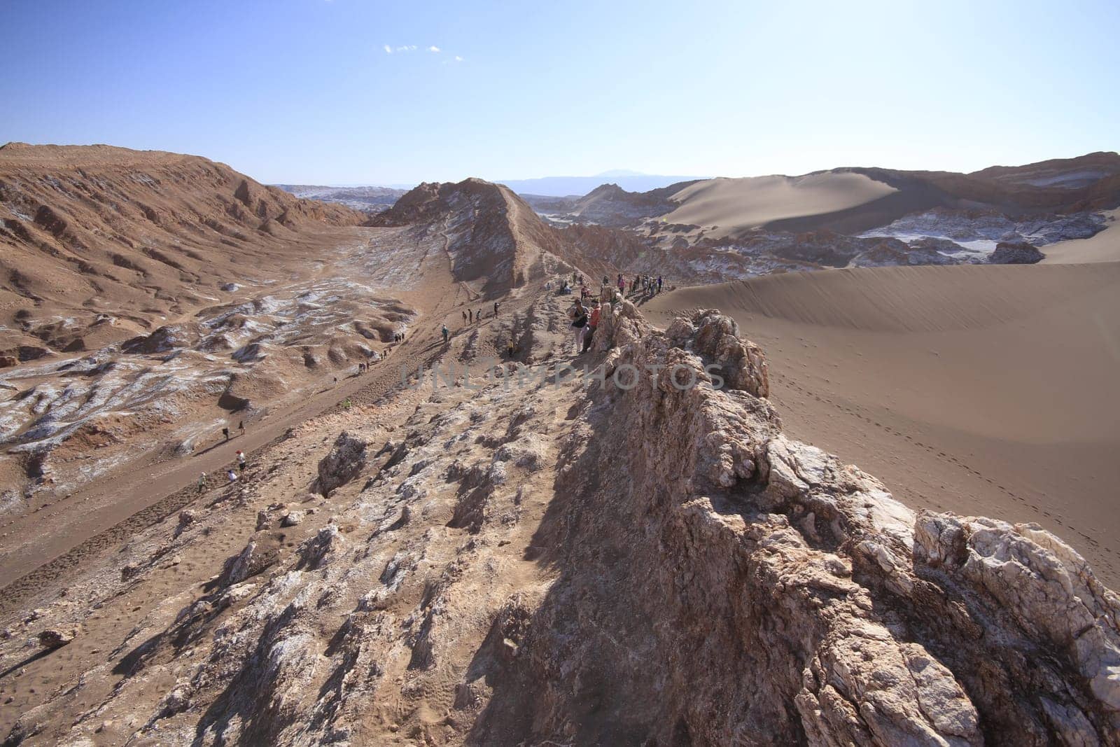 Valle del luna - valley of the moon, in atacama, chile