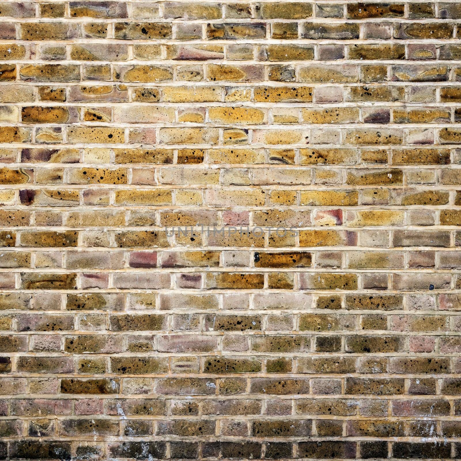 Square brick wall texture and background
