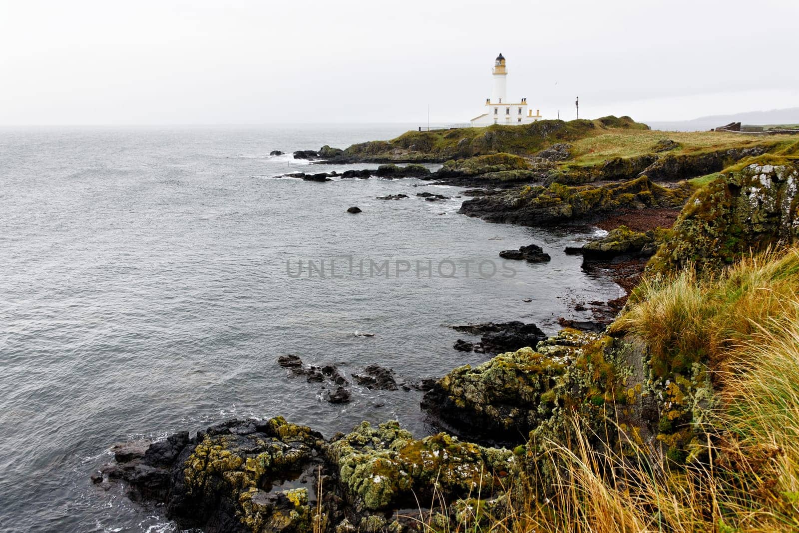 Tunberry lighthouse in Scotland, UK