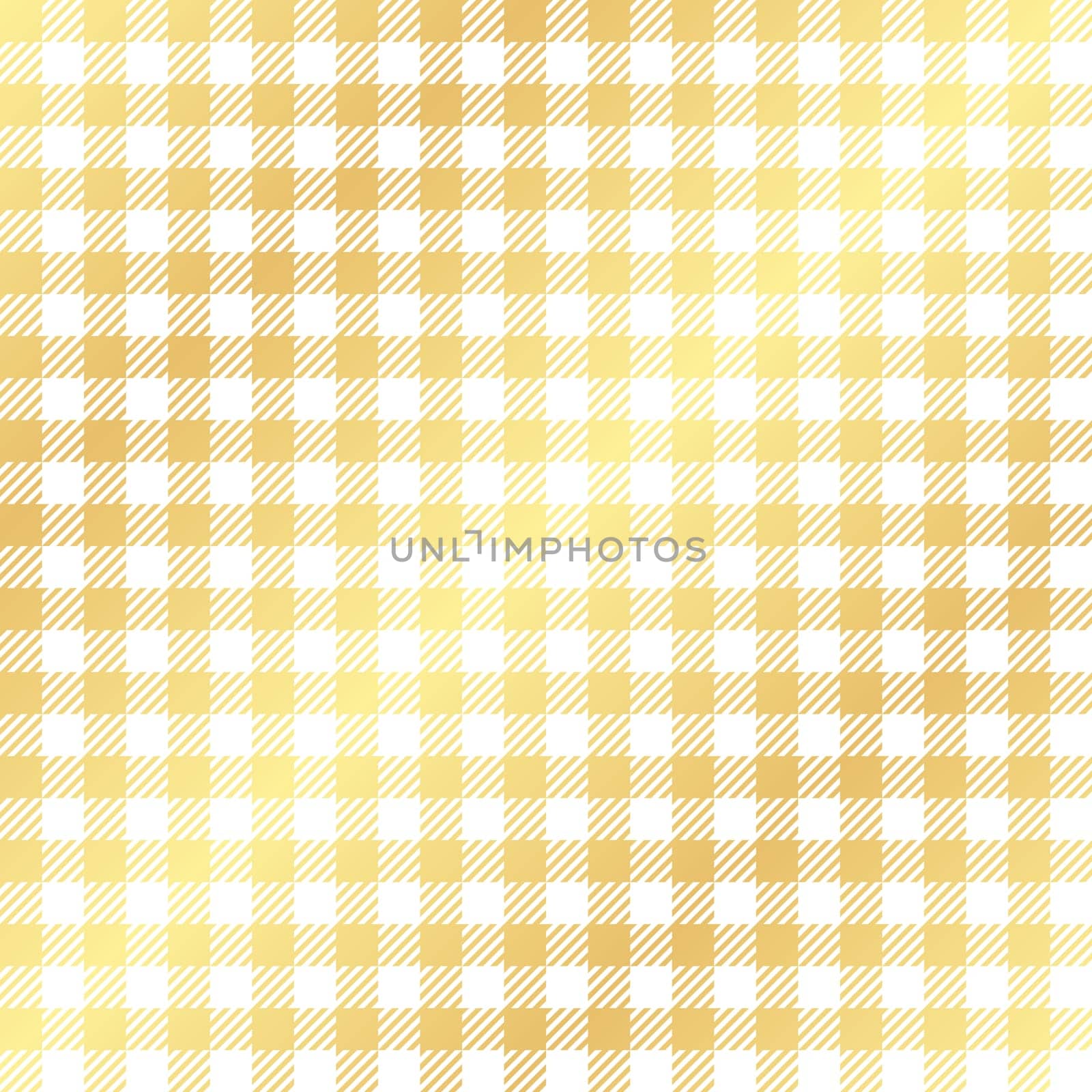 Check Tablecloth Pattern GOLD - endless
