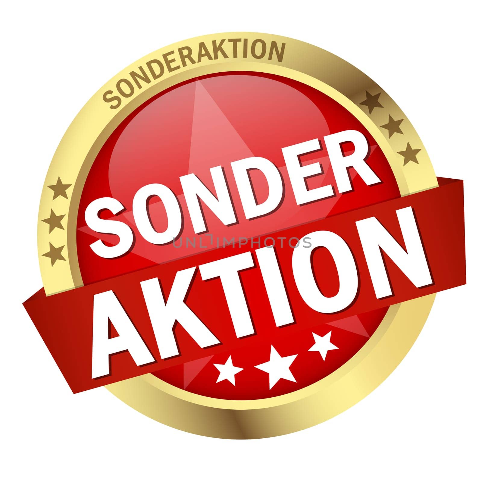 Button with banner " SPECIAL PROMOTION """