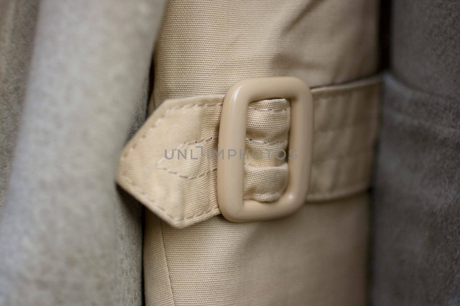 Cuffs with buttons of leather jacket