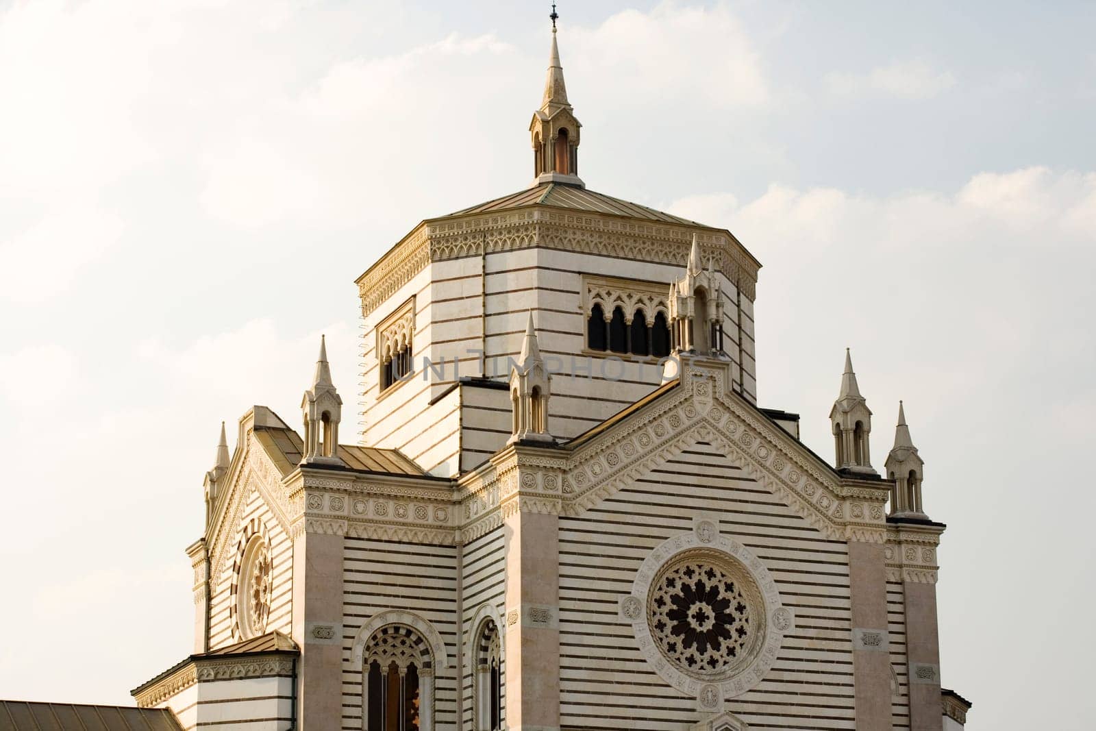 View of Monumental Cemetery, Milan