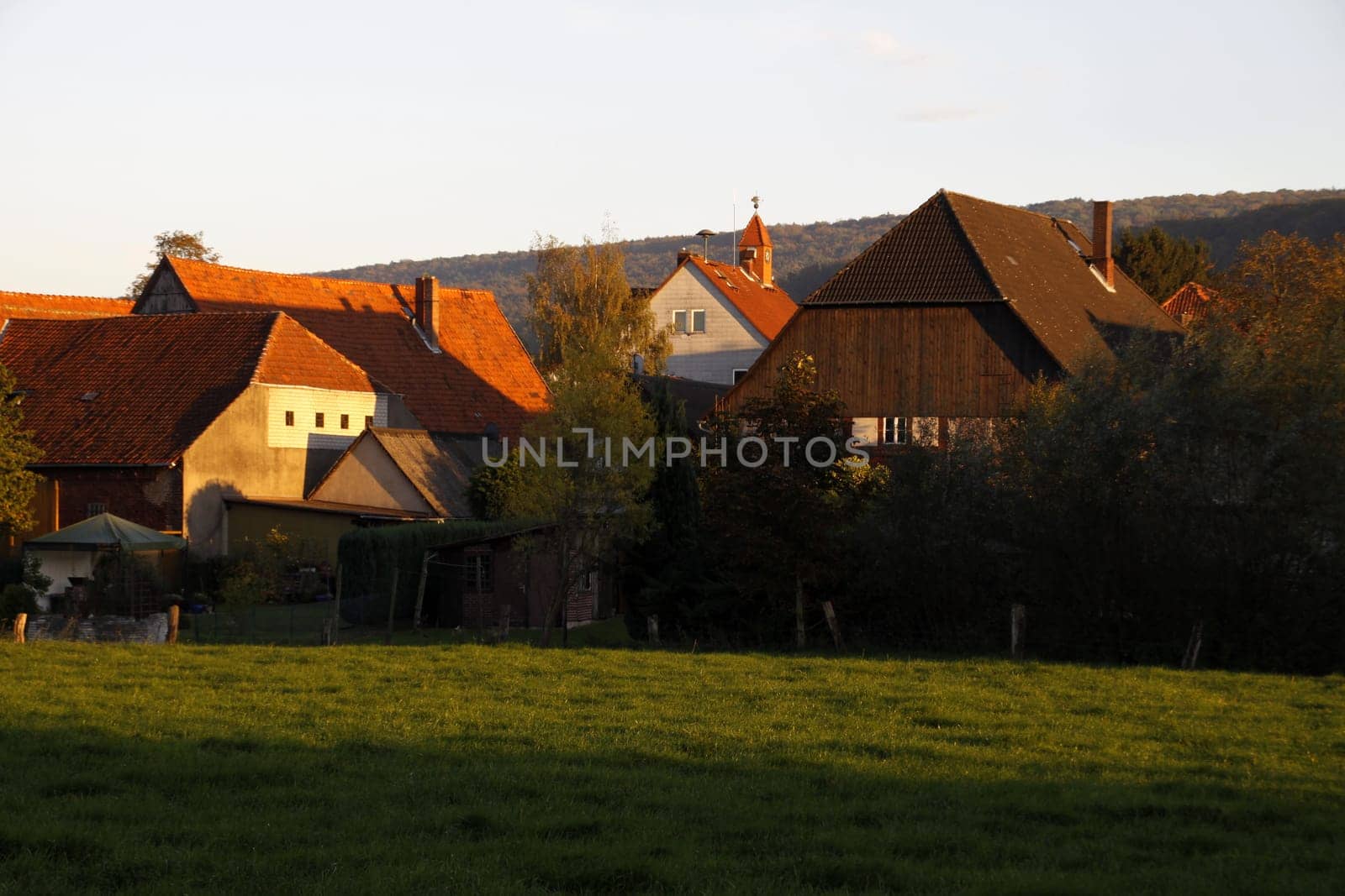 Evening atmosphere in Reher