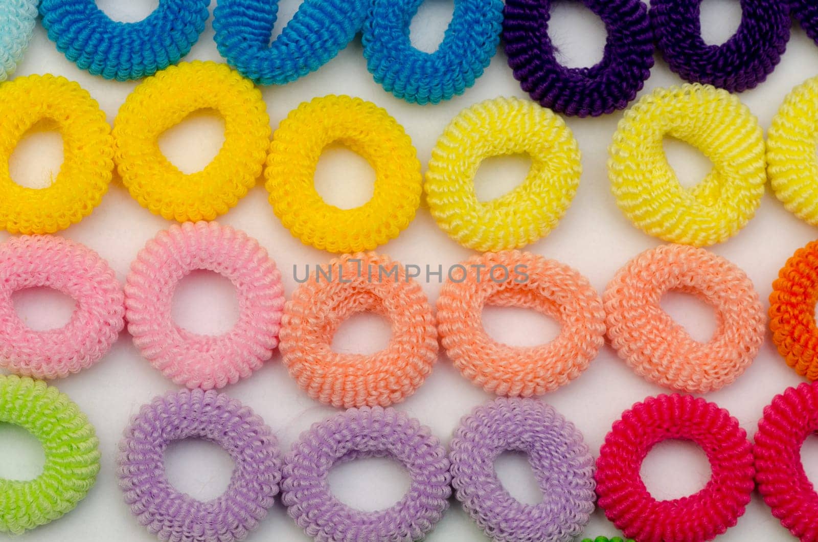 hair bands of many colors