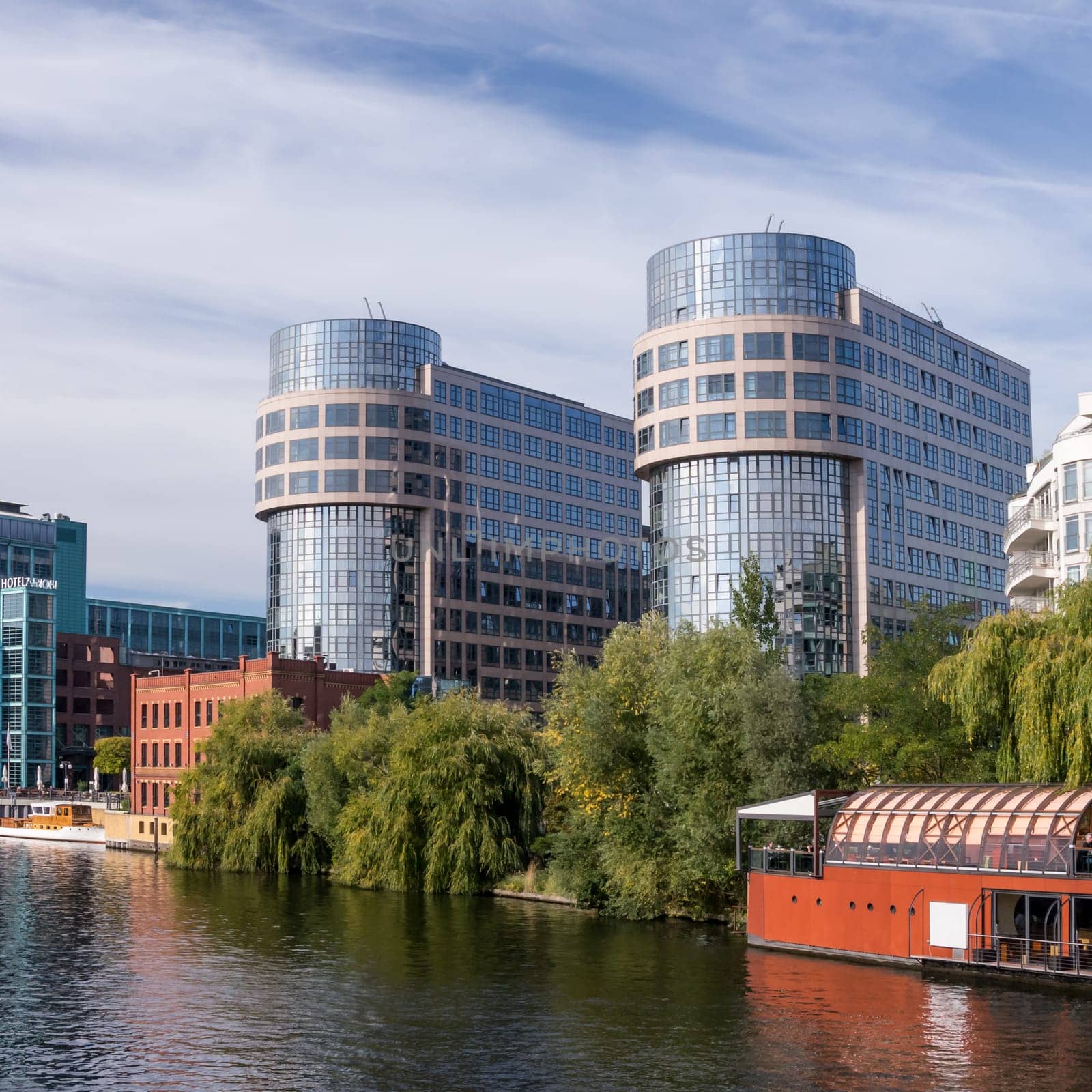 bundesministerium des innern near the spree on a sunny day