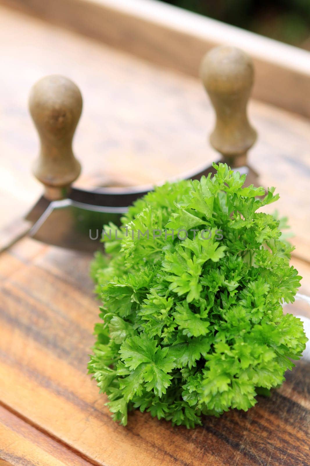 Parsley with Chopping Knife