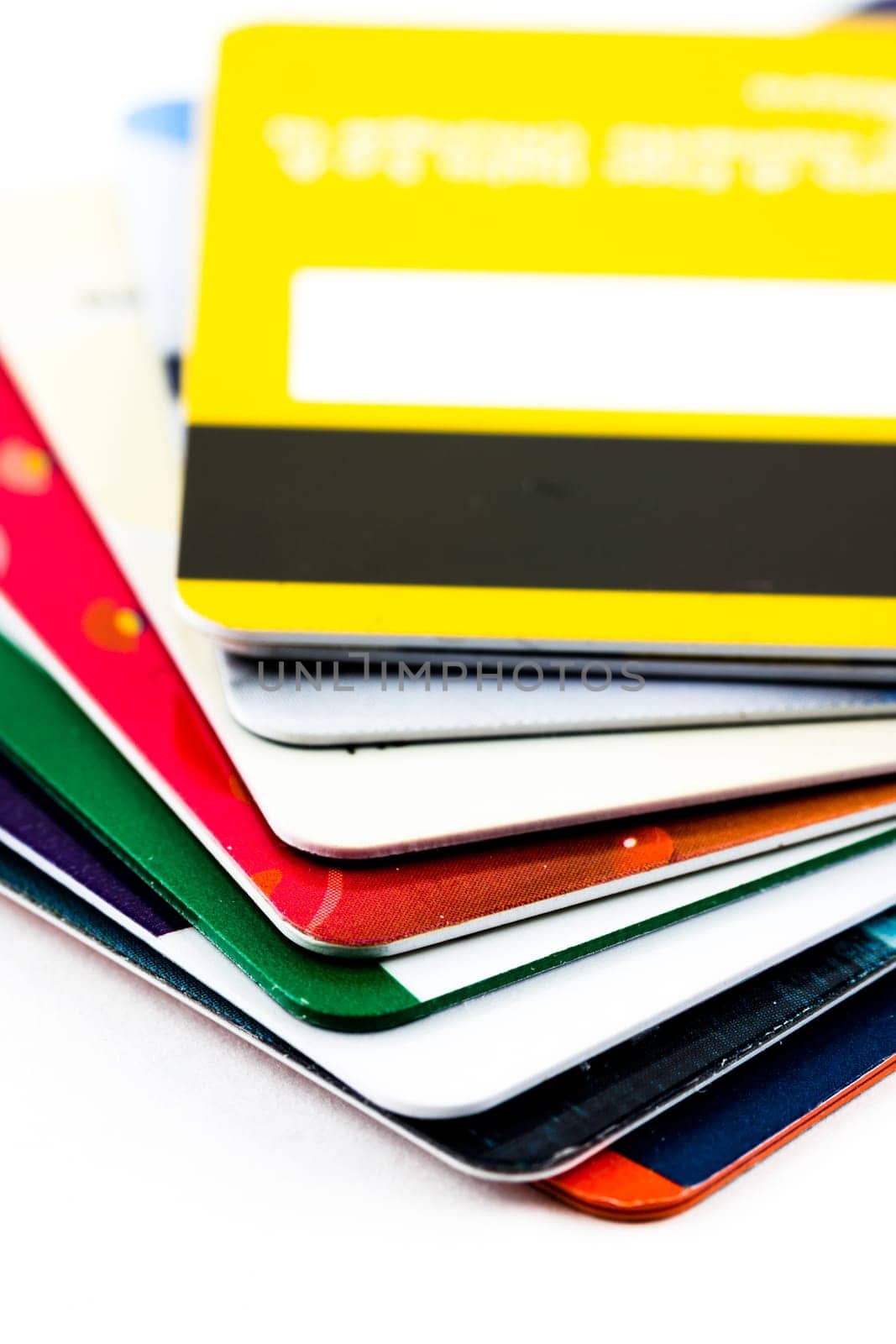Stack of credit cards