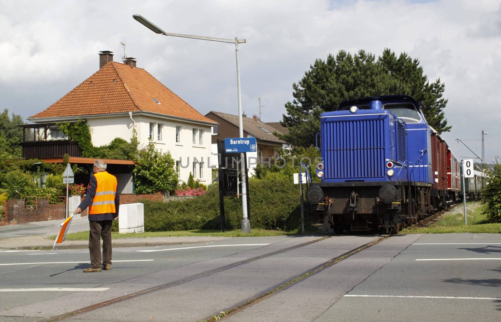 Old diesel locomotive of the Lippe State Railway