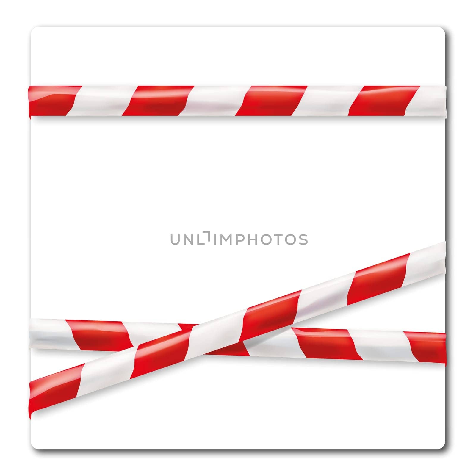 Flutter Ribbon Red White