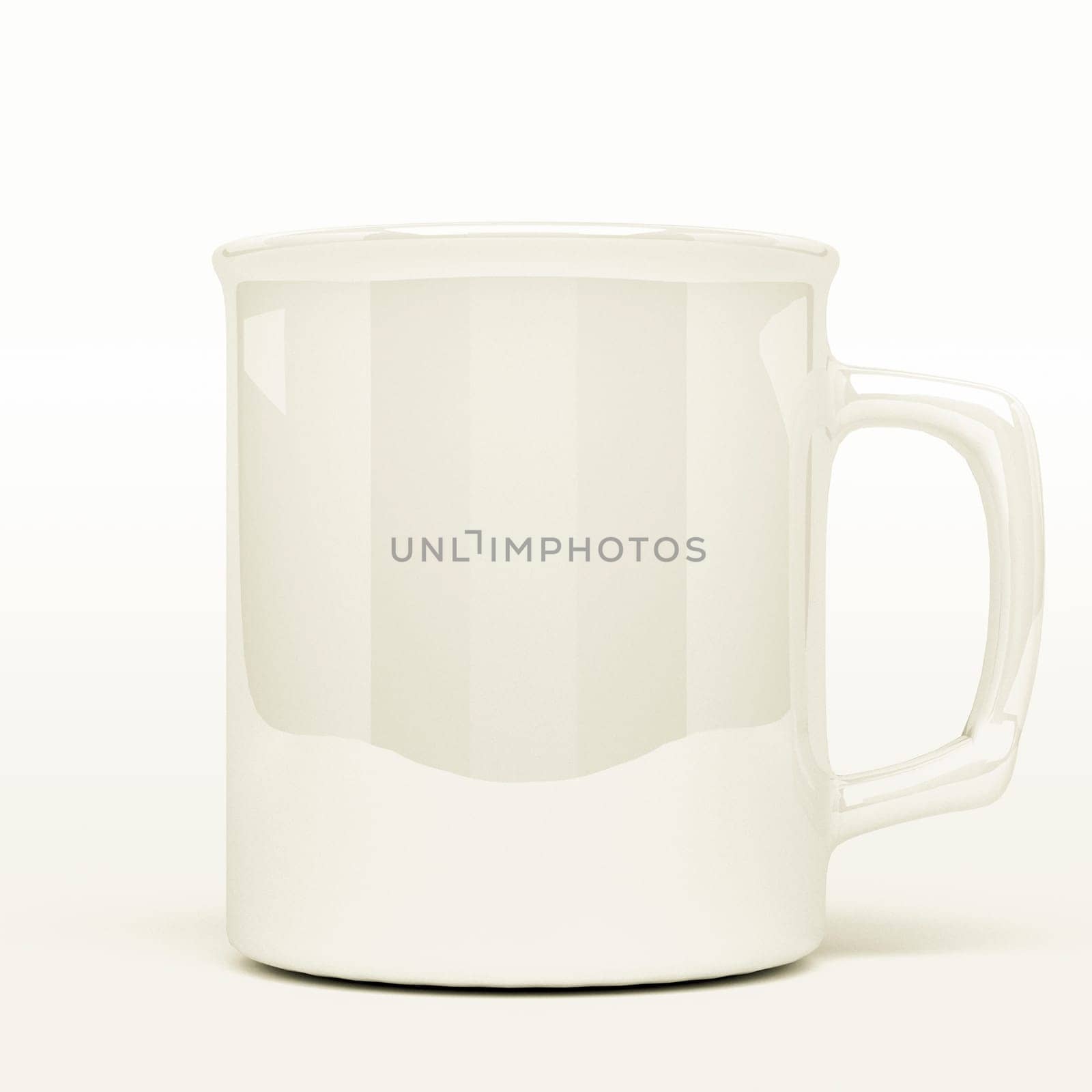 isolated white blank coffee mark, to put a message or image over the mug.