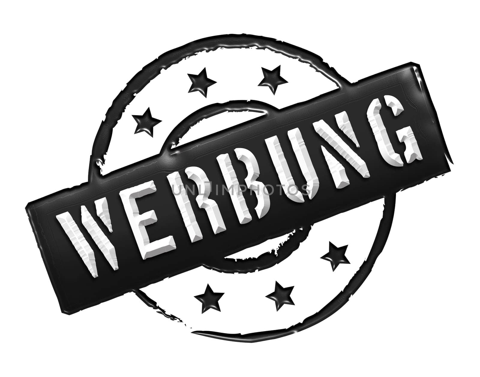Advertising - Stamp as a symbol for presentations,web,flyers,etc.
