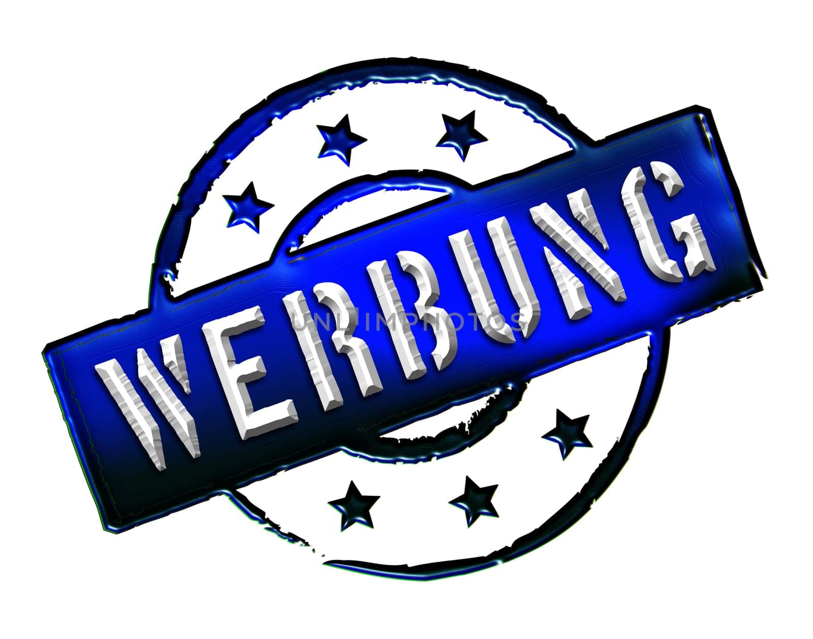 Advertising - Stamp as a symbol for presentations,web,flyers,etc.
