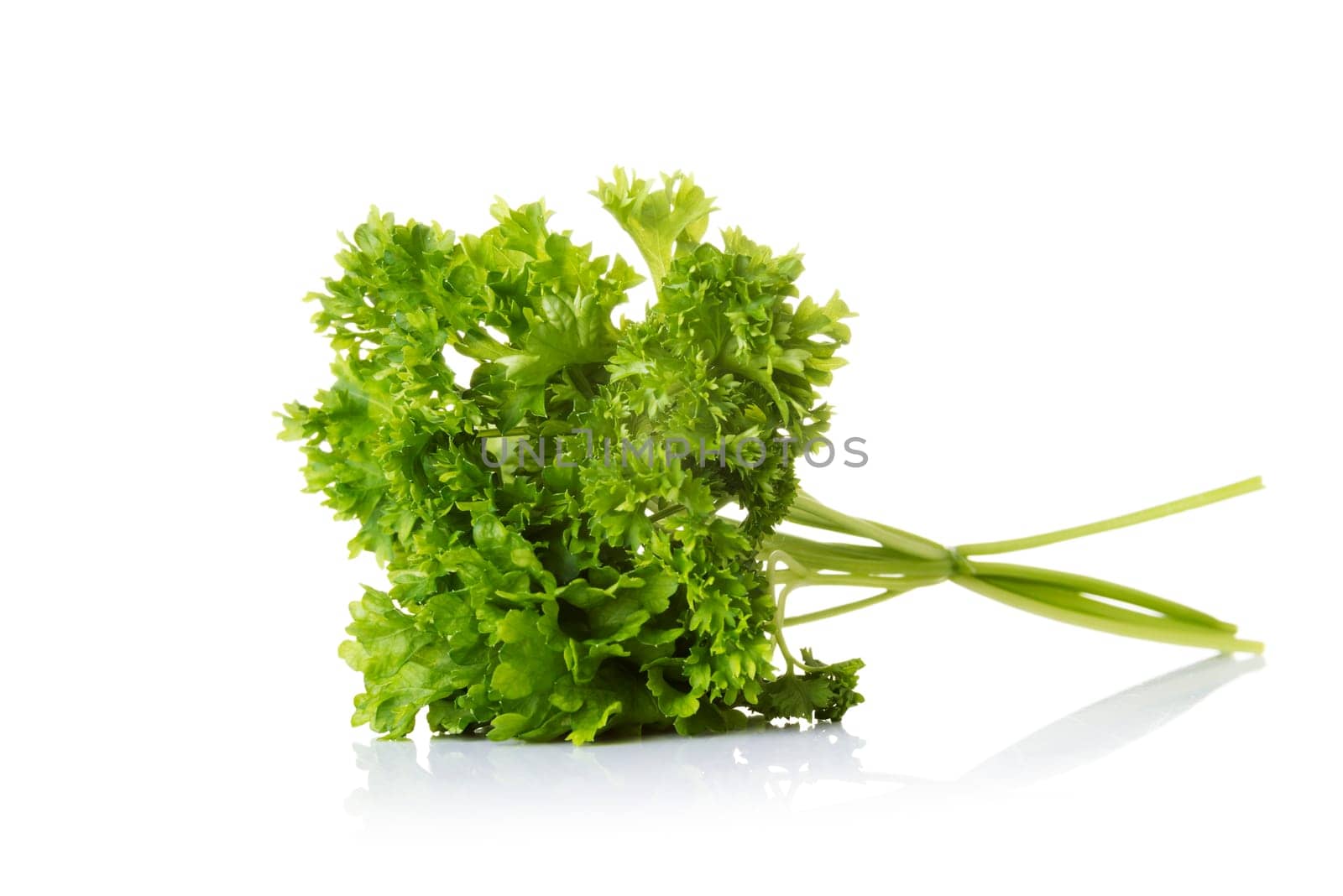 Parsley isolated on white