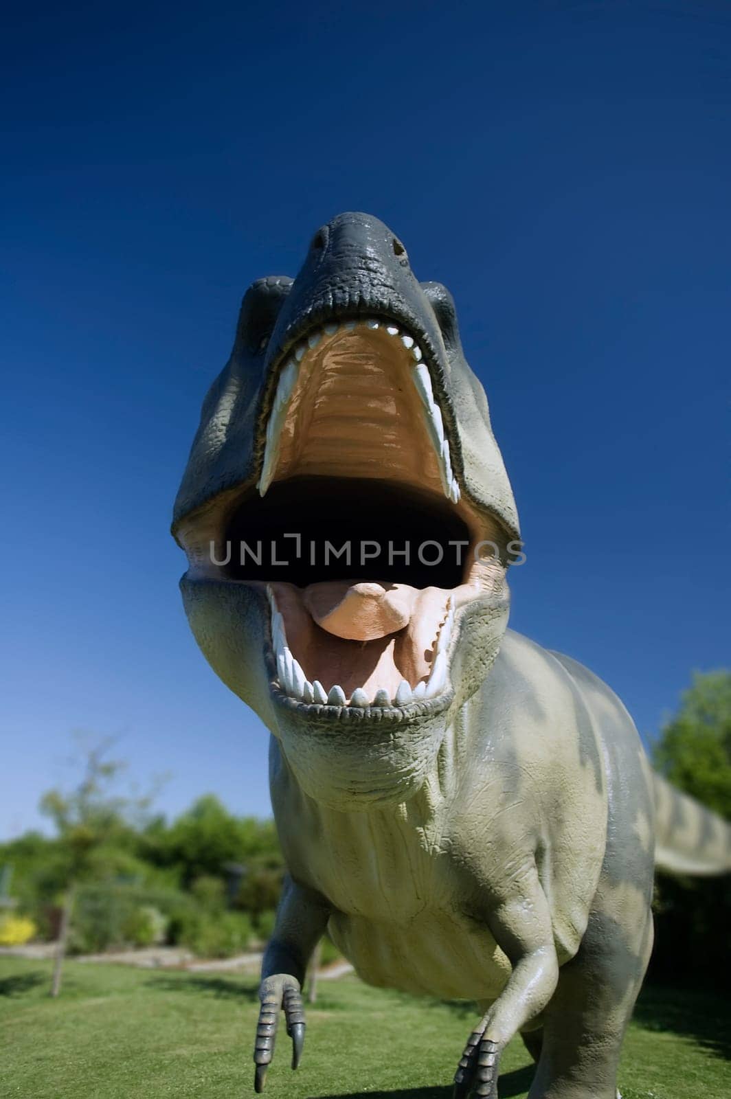 T-Rex with big Mouth, taken in a Park in Austria