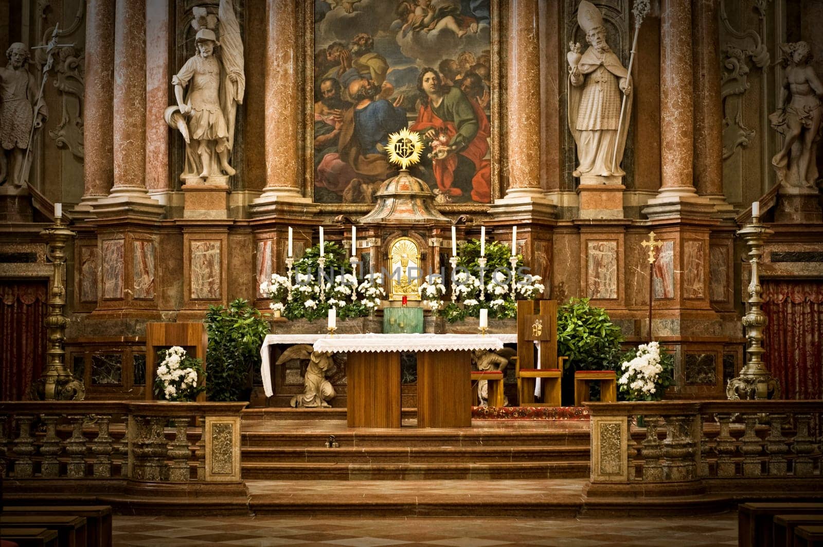 Altar in an Abbey in Austria