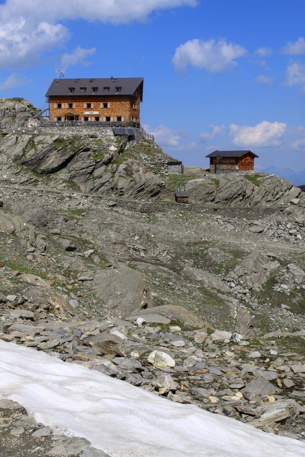 Szczecin Hut in the South Tyrolean mountains,Italy