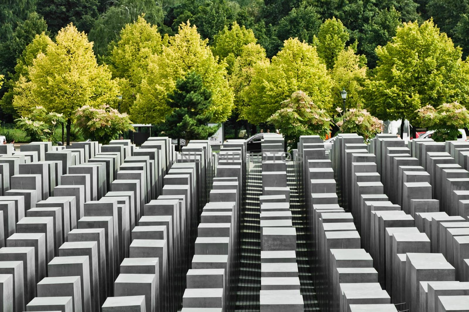 BERLIN - SEPTEMBER 22, 2011 : Jewish Holocaust Memorial September 22th, 2011 at Berlin, Germany