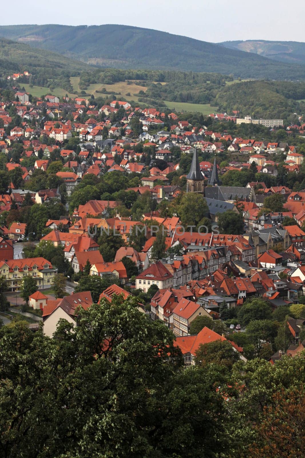 View of Wernigerode from the castle