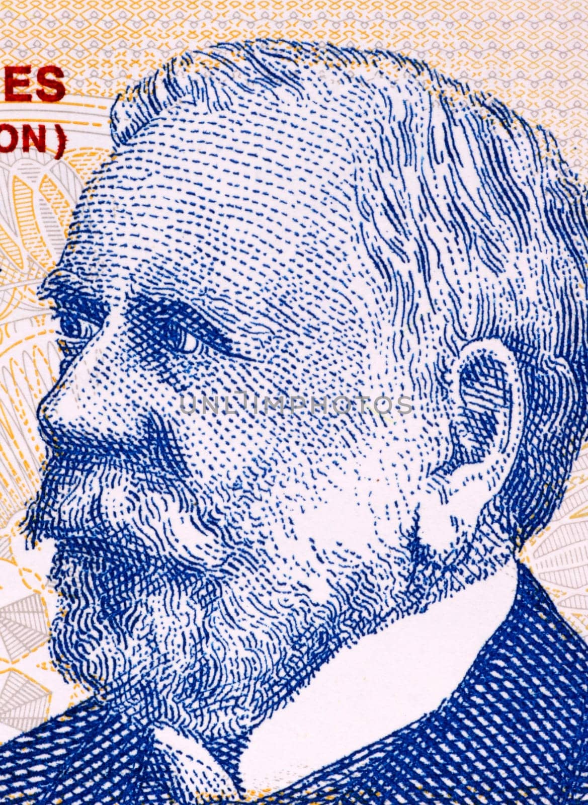 Dardo Rocha (1838-1921) on 2 Pesos 2002 Banknote from Argentina. Argentine naval officer, lawyer and politician.
