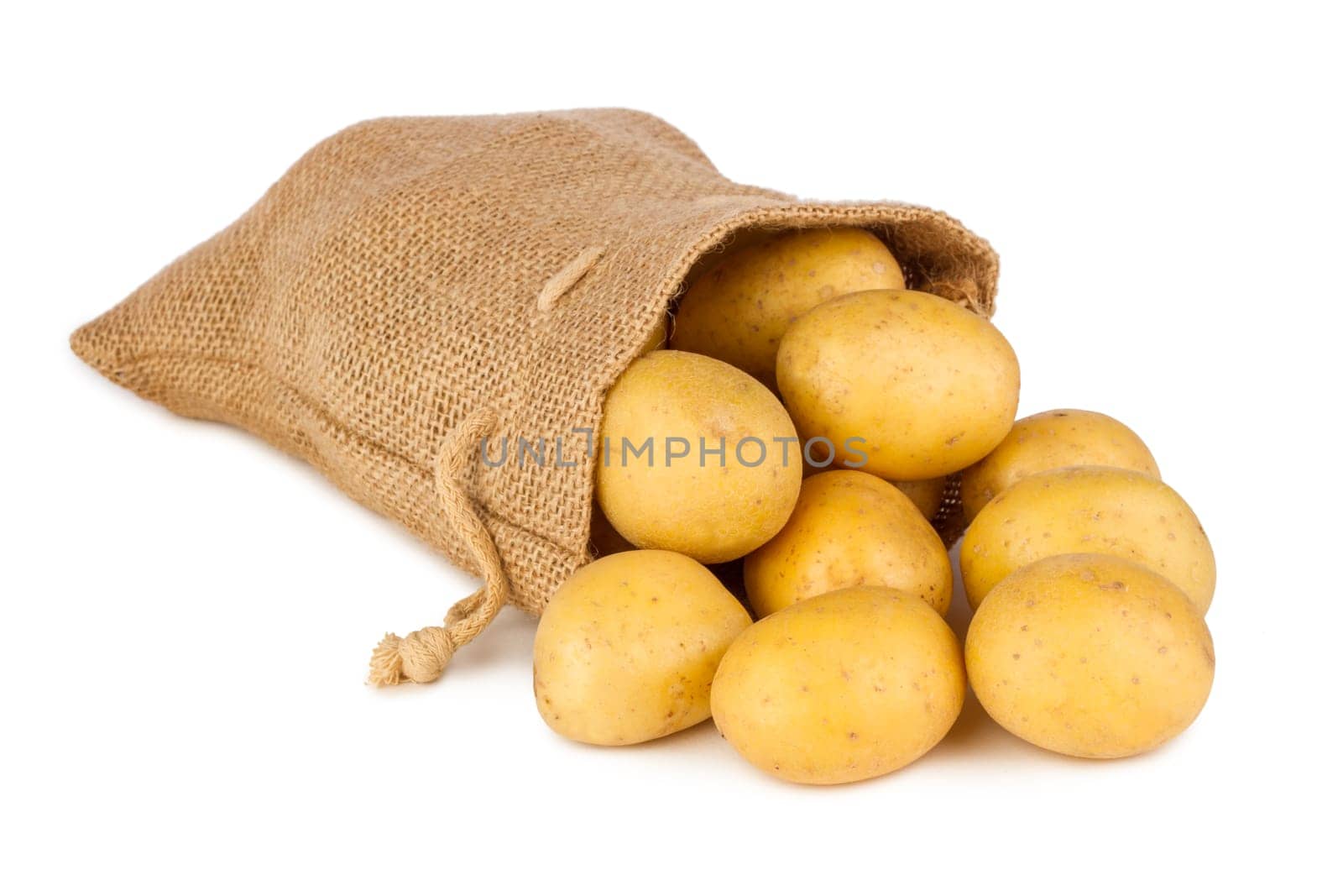 fallen potato sack