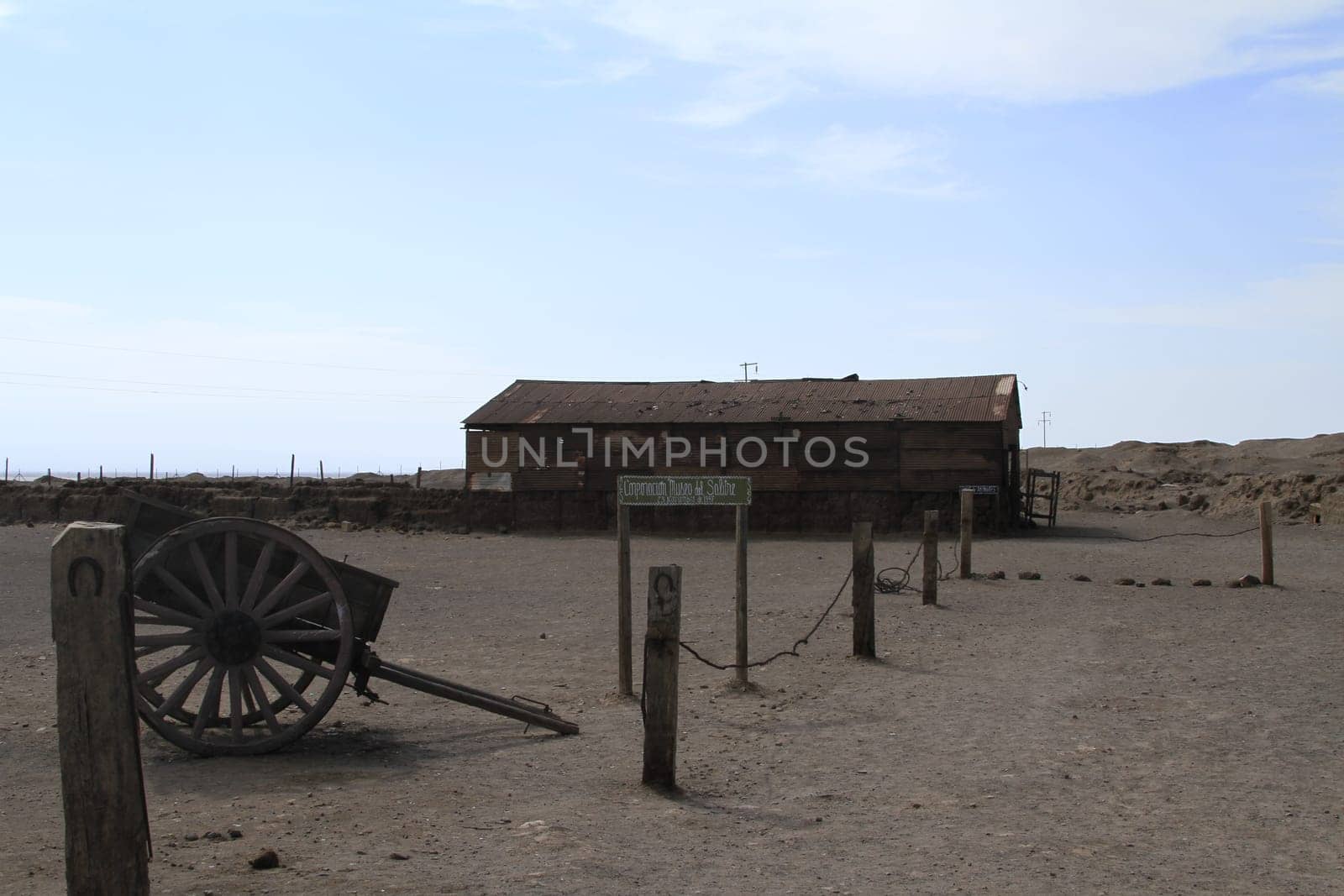 Santa Laura Humberstone saltpetre processing plant, Iquique, Chile