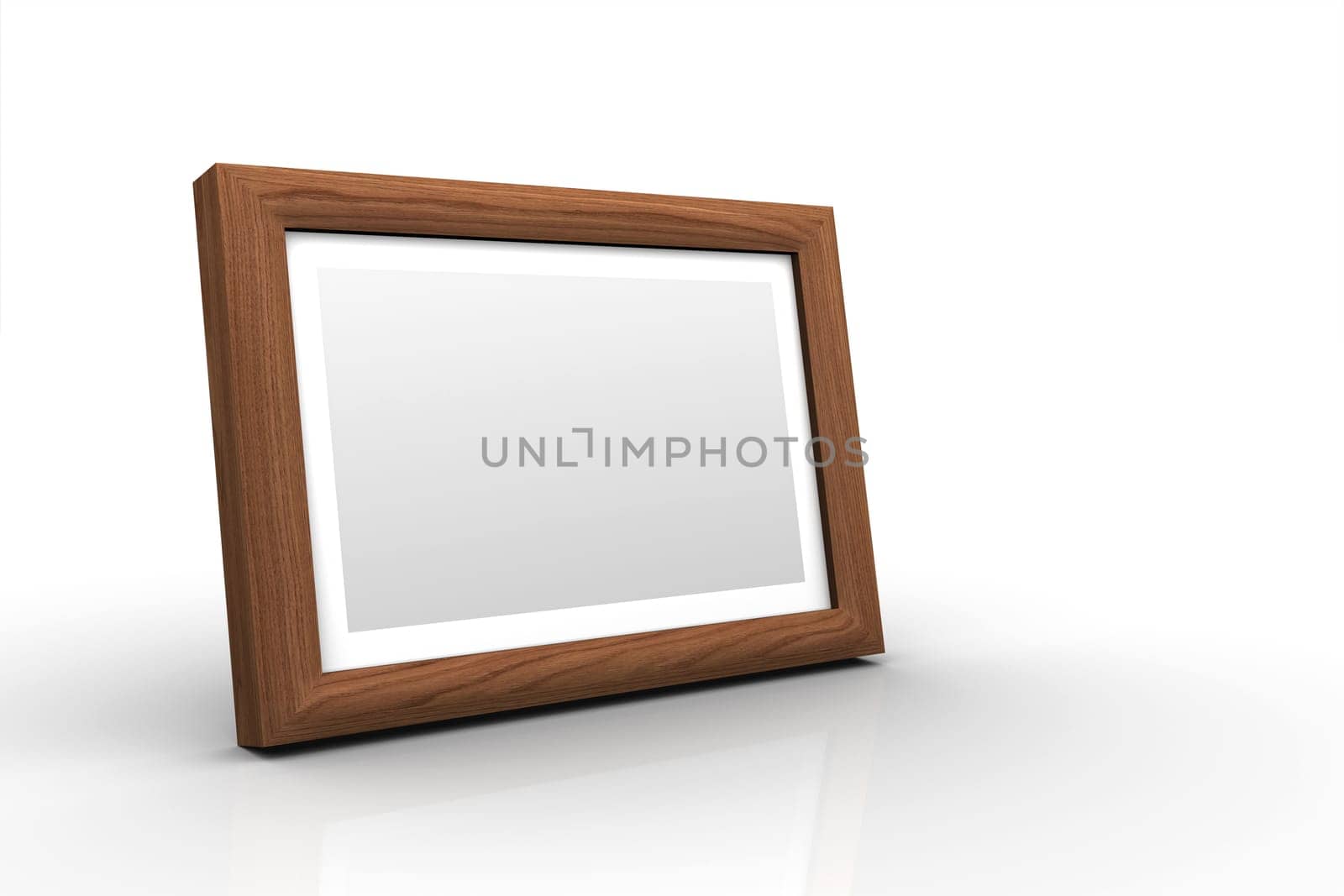 3D Wooden Photo Frame - Chestnut
