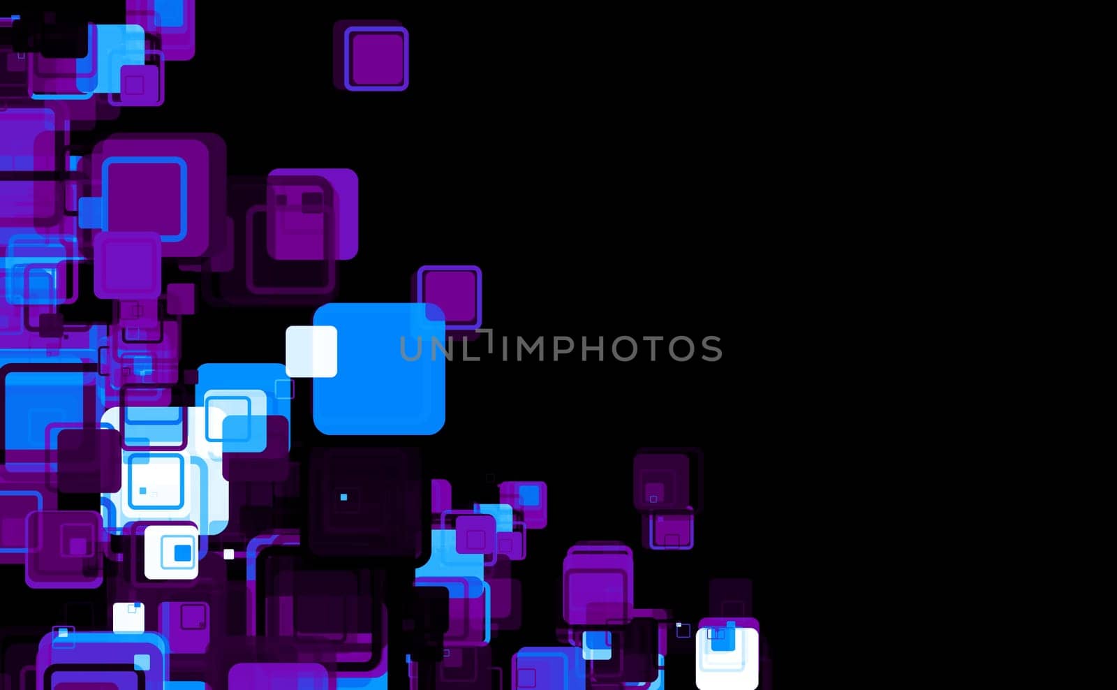 Cube Matrix Blue Violet Black
