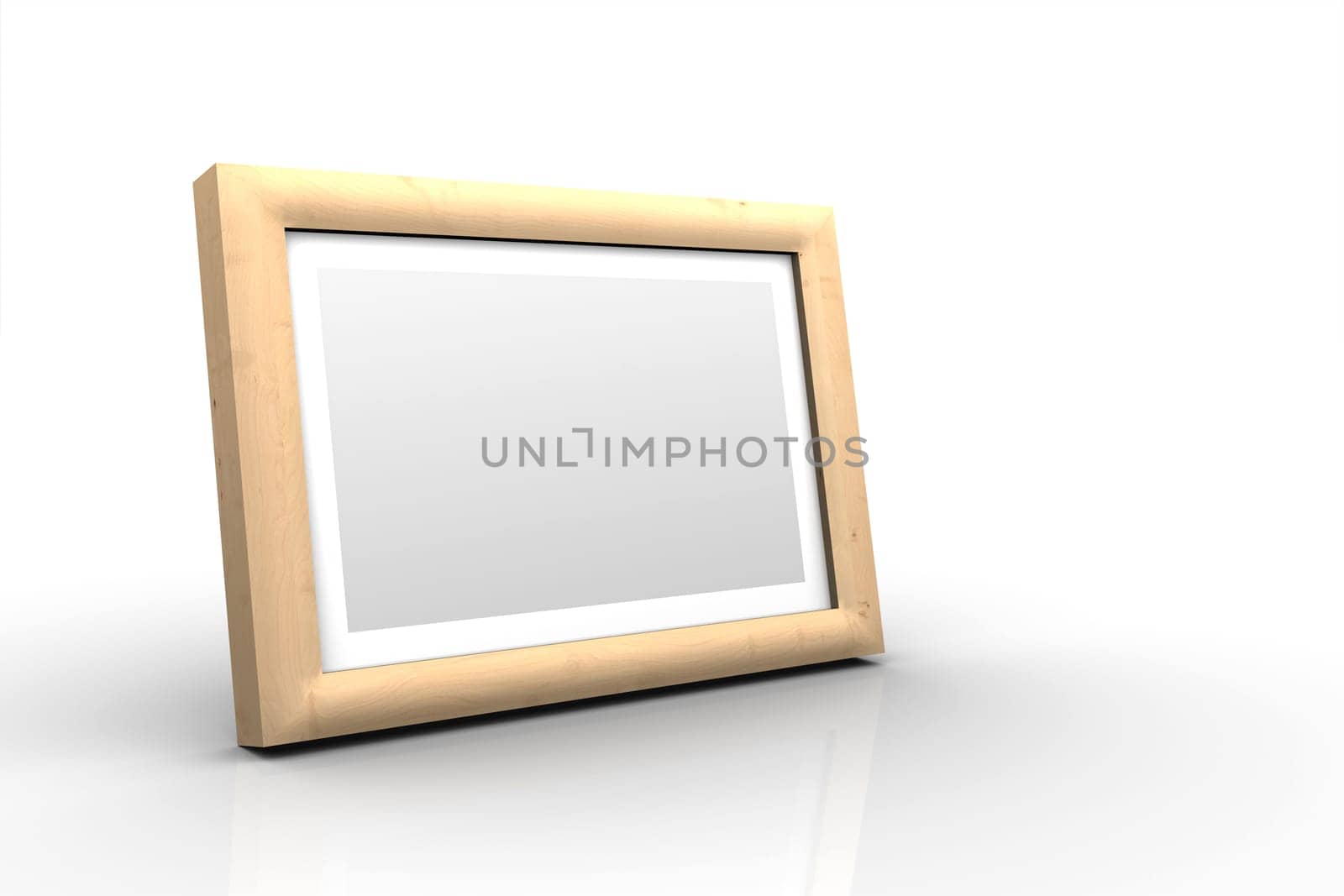 3D Wooden Picture Frame - Birch Apple Birch