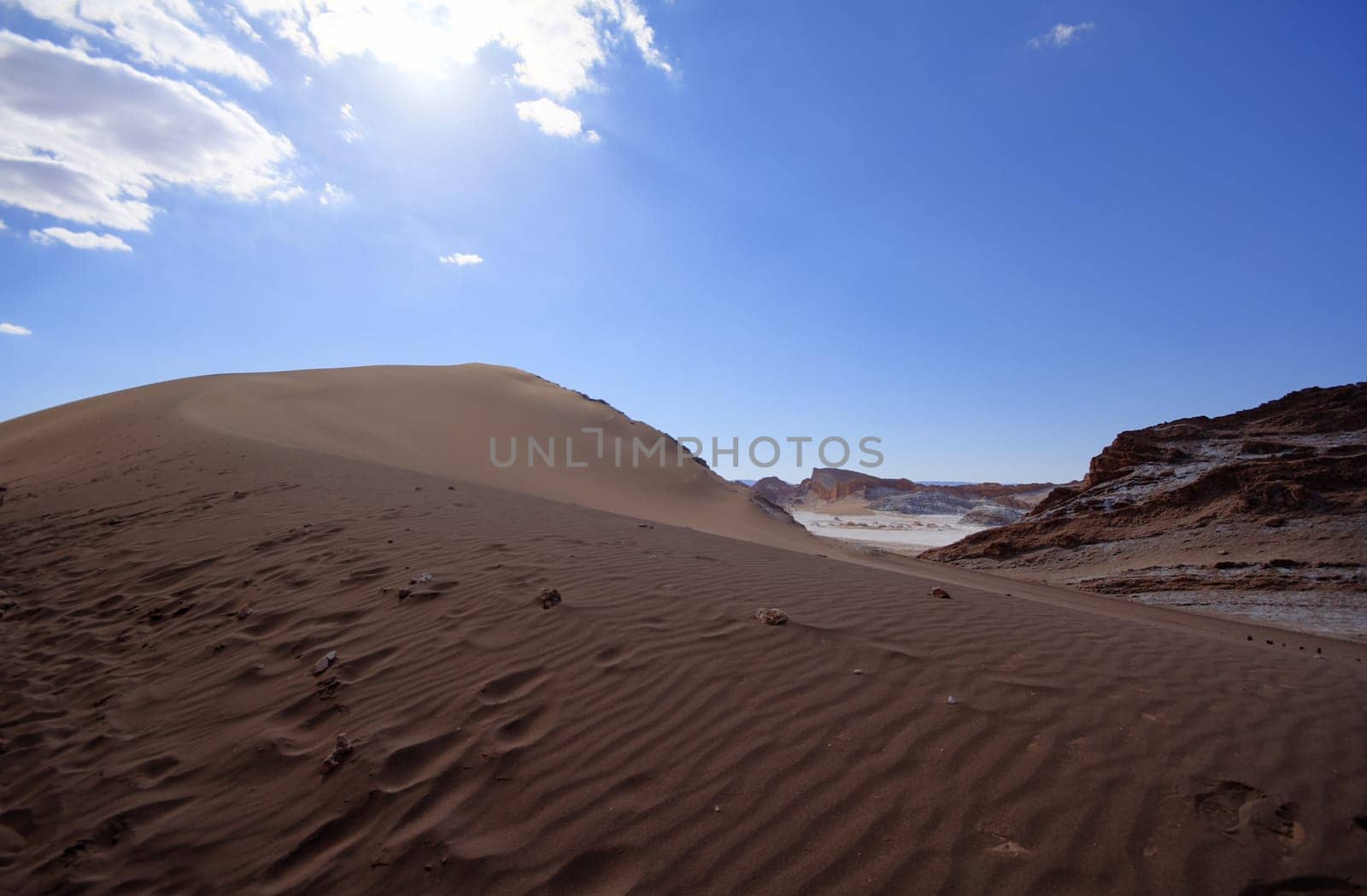 Valle del luna - valley of the moon, in atacama, chile