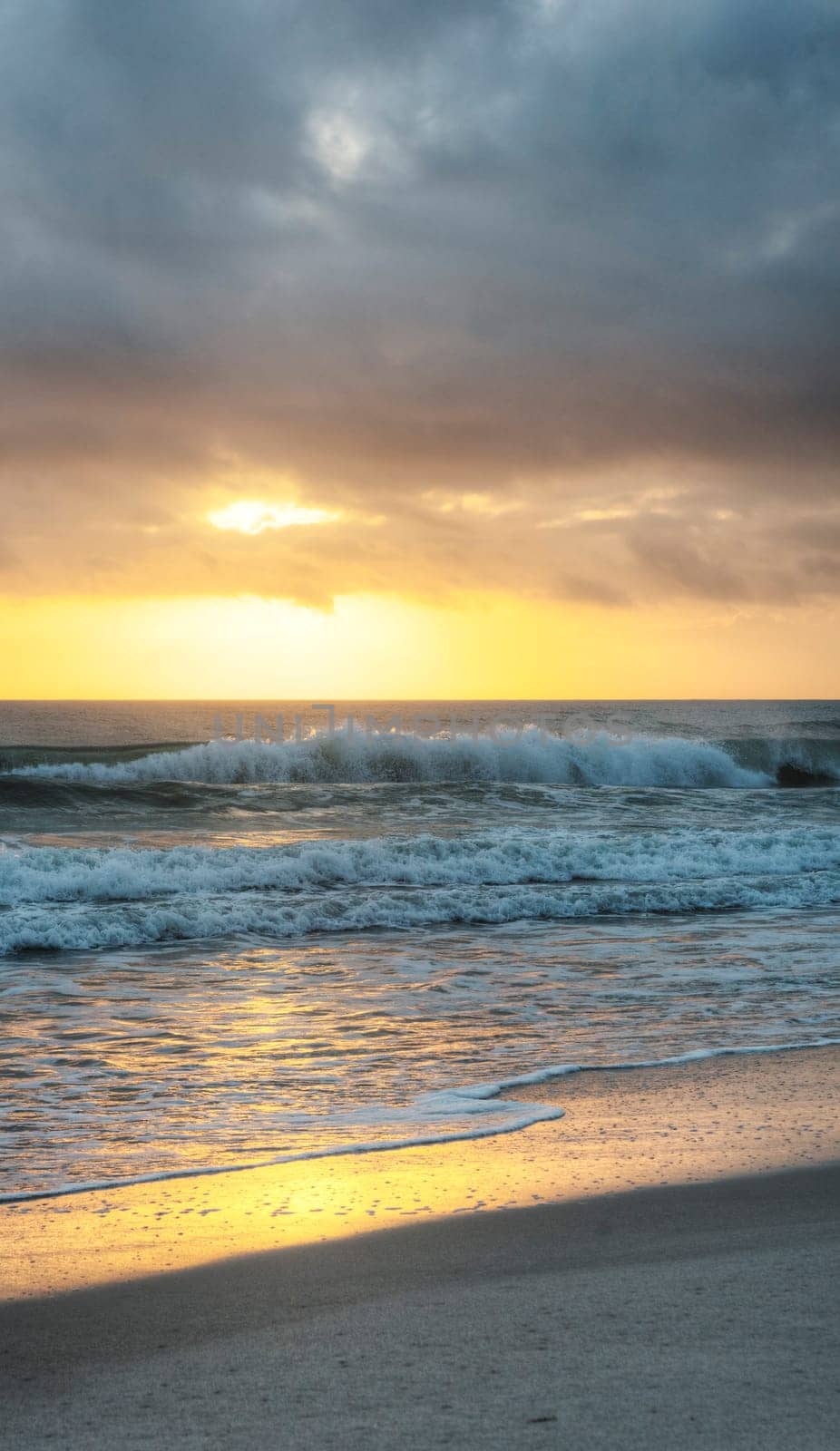 Sunset in Florida at Canaveral National Seashore.