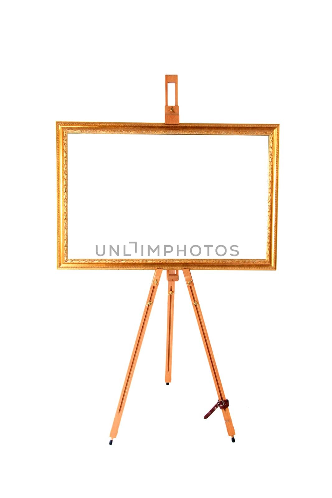 Artwork frame isolated on white