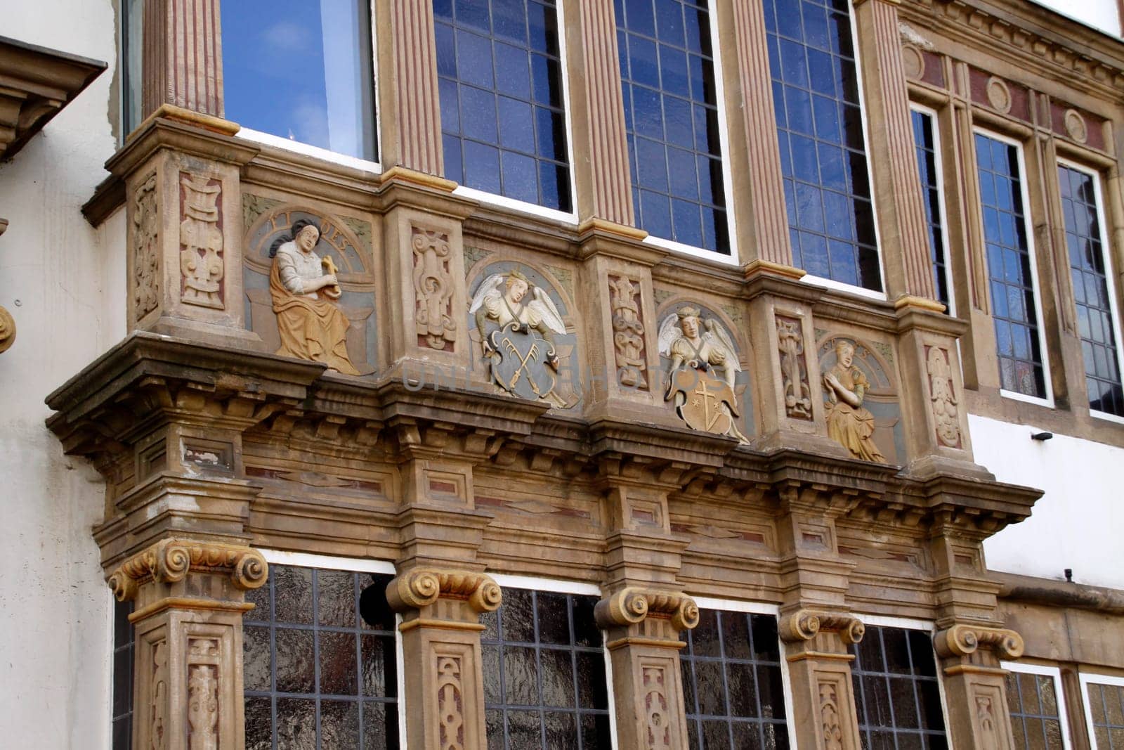 Detail of the witches' mayor's house in Lemgo