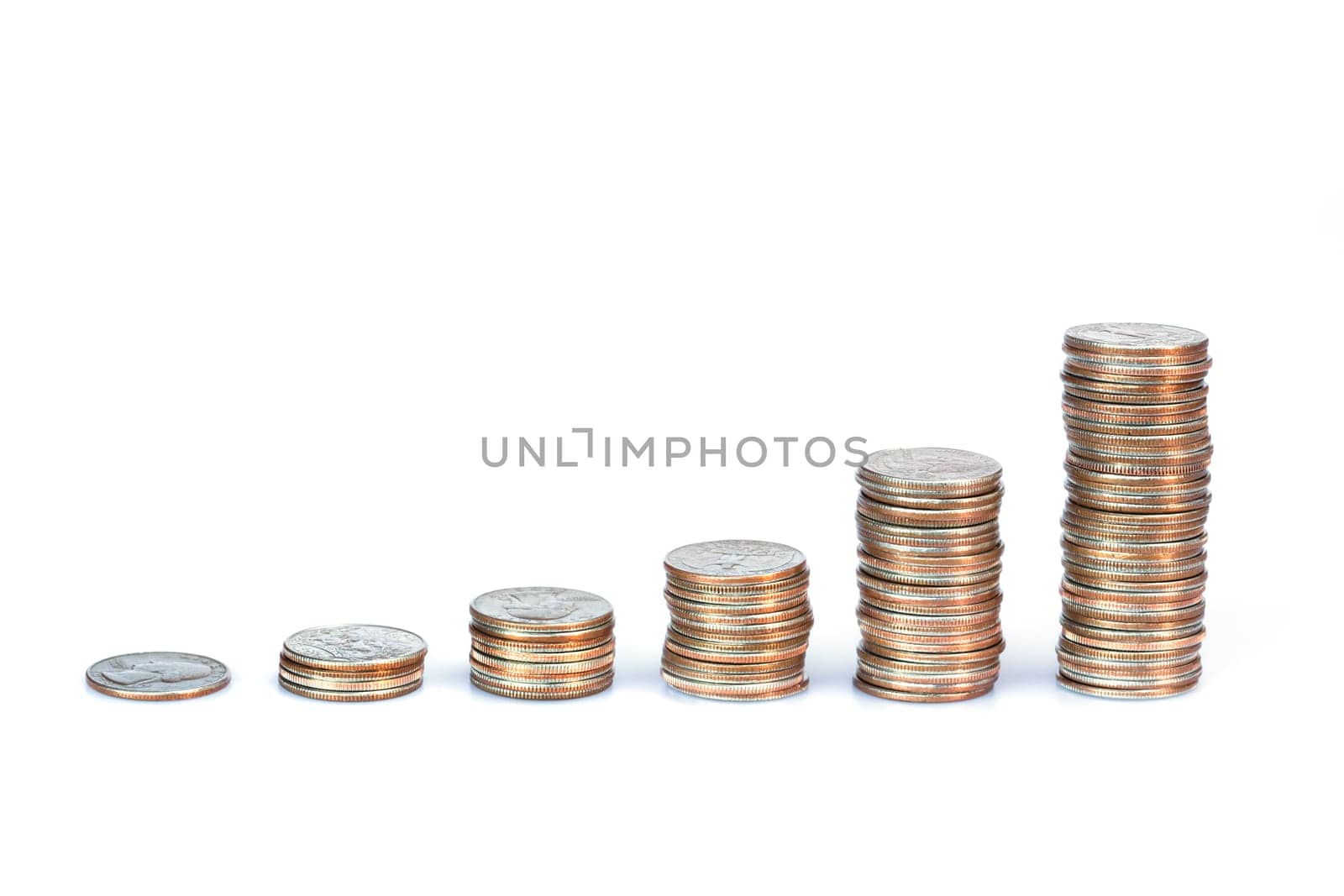 stacks of coins