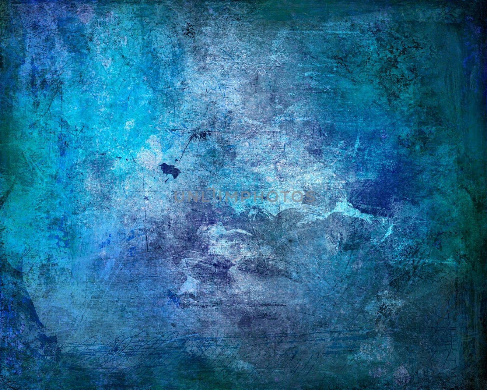 Old Abstract Blue Tones