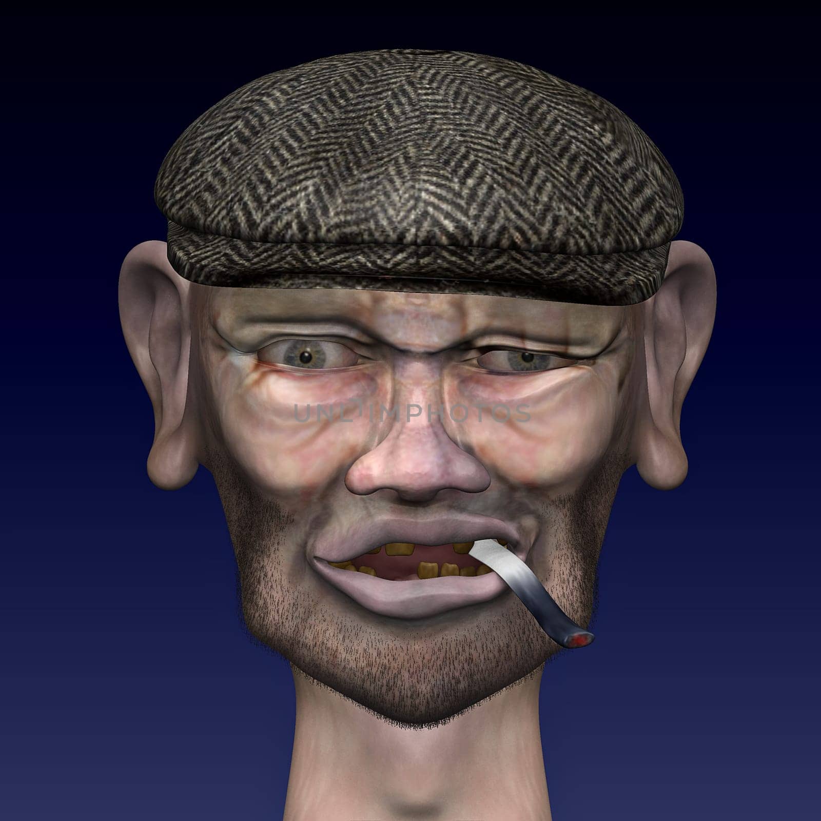 Beaten by live and aged criminal on freedom