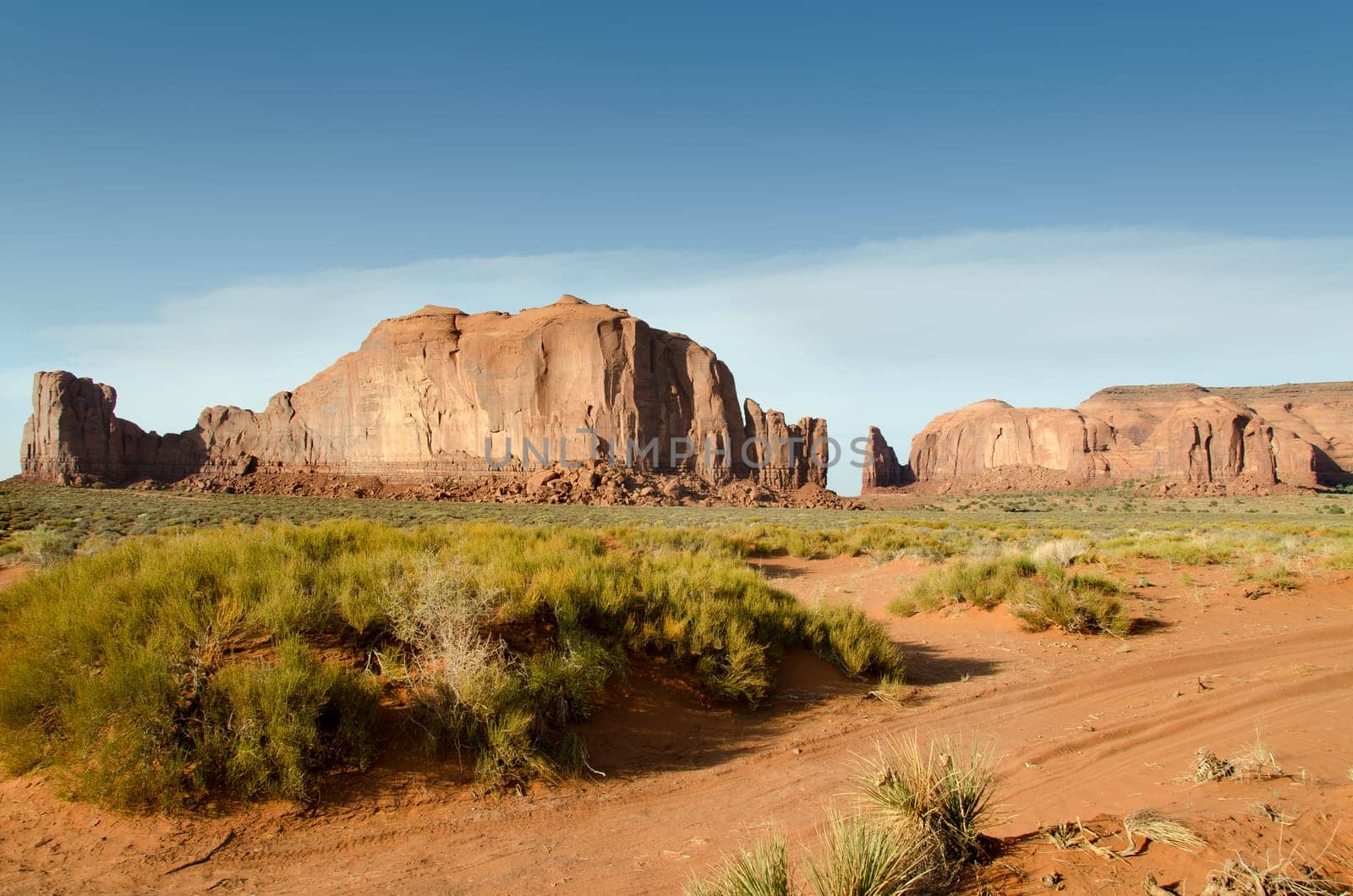 monolith in Monument Valley in Utah in the United States of America