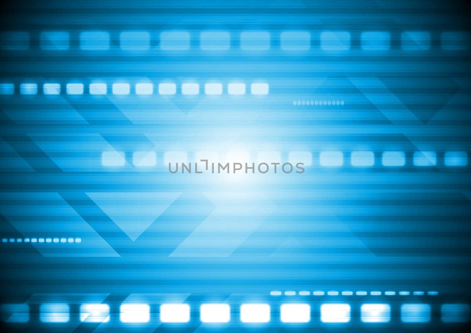Abstract blue technology background. Vector design eps 10