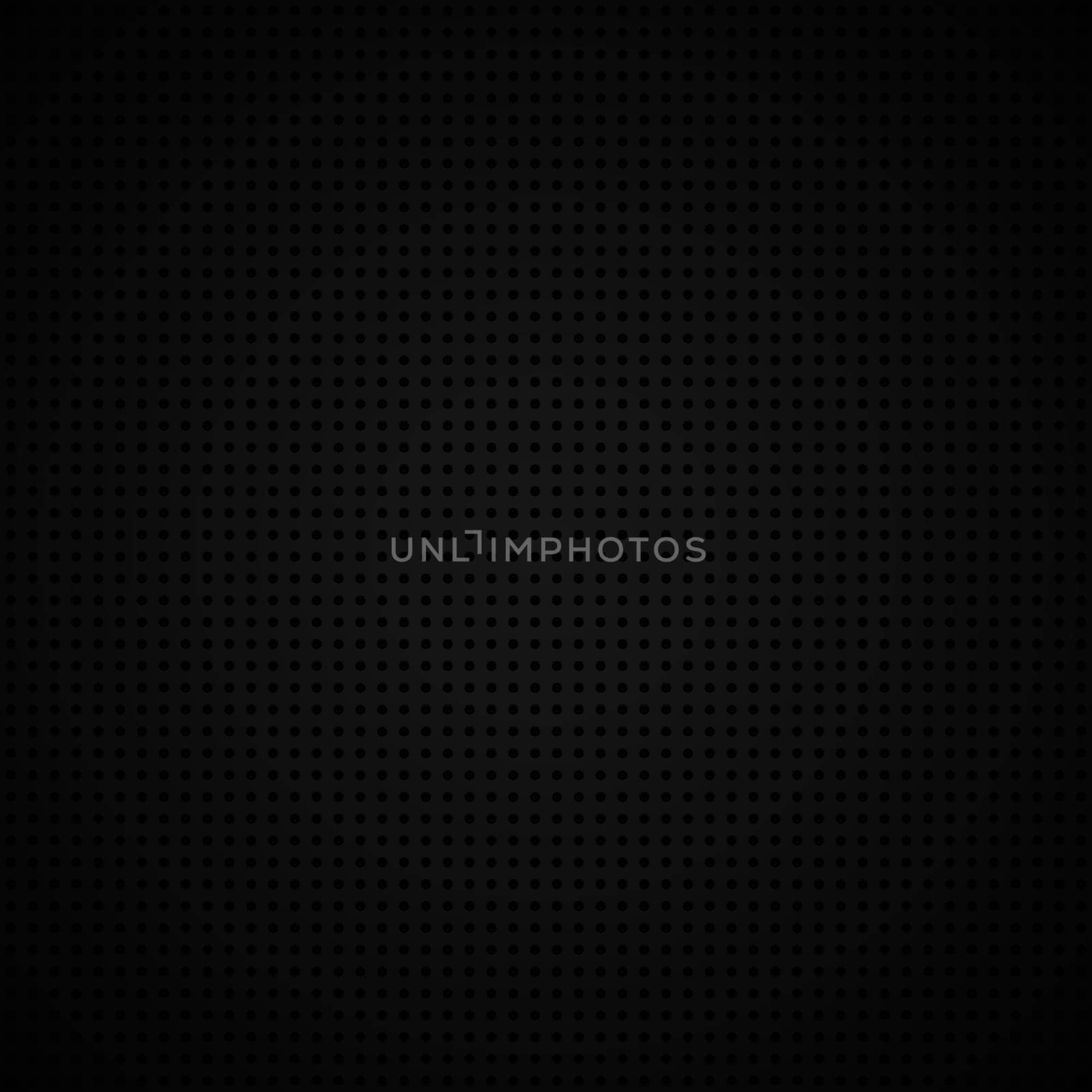 black background of circle pattern texture