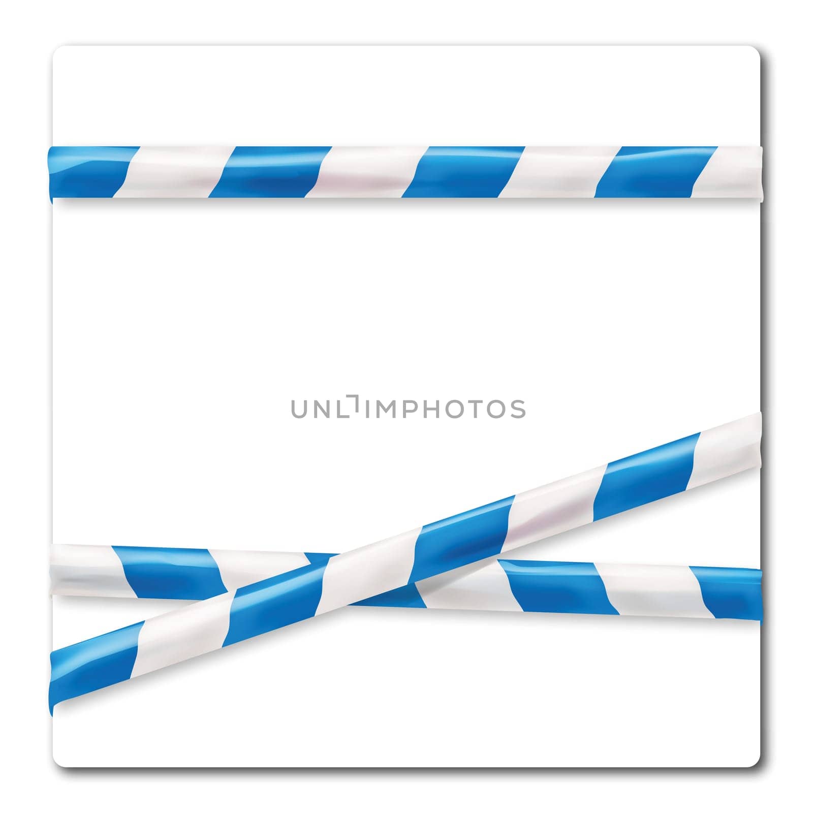 Flutter Ribbon Blue White