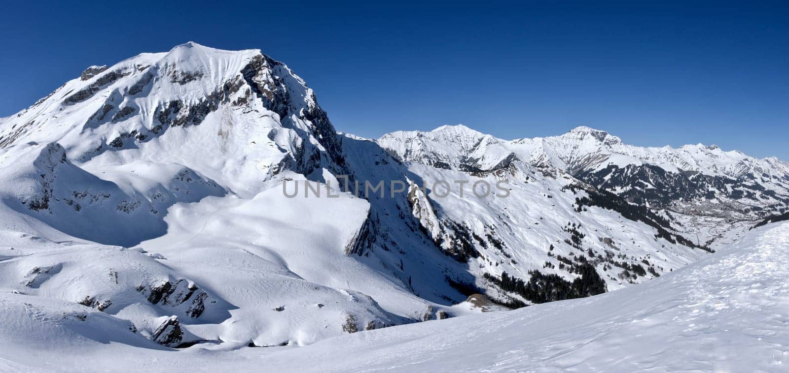 Adelboden from the Engstligenalp
