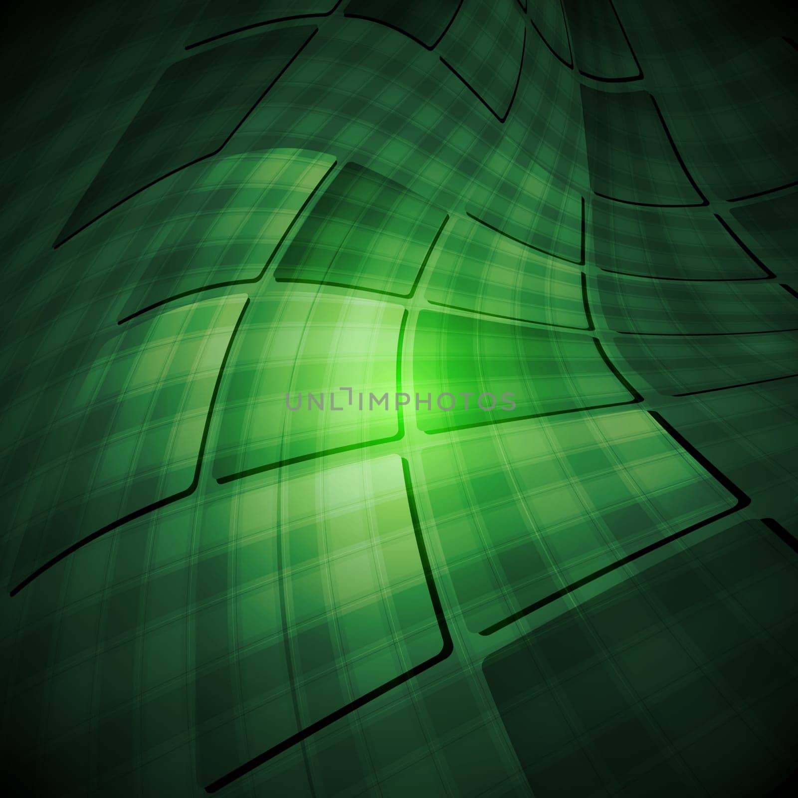 Dark green abstract background. Vector tech design eps 10
