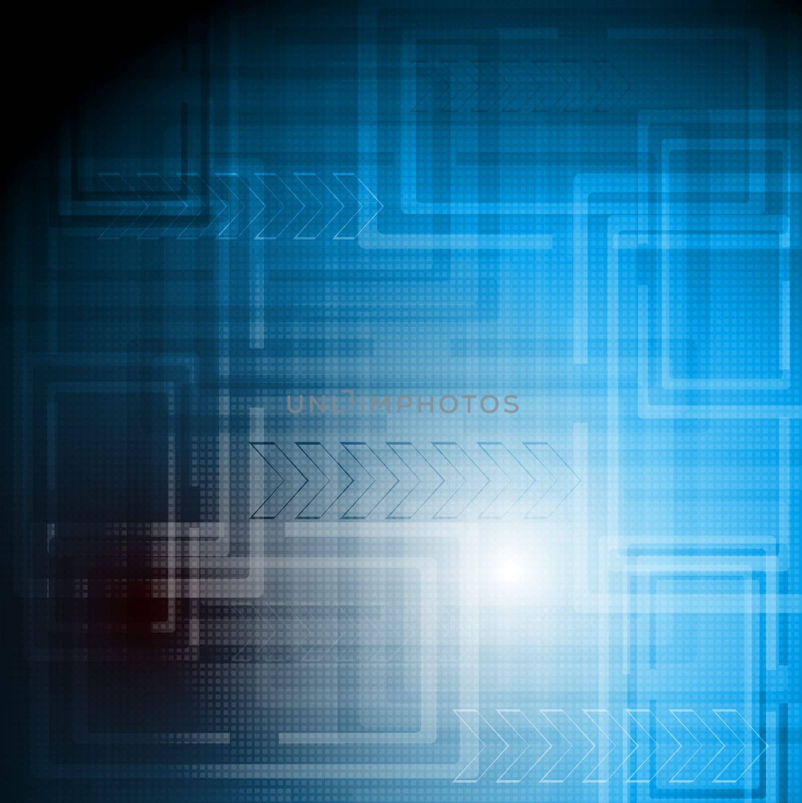 Dark blue technology background. Vector design eps 10