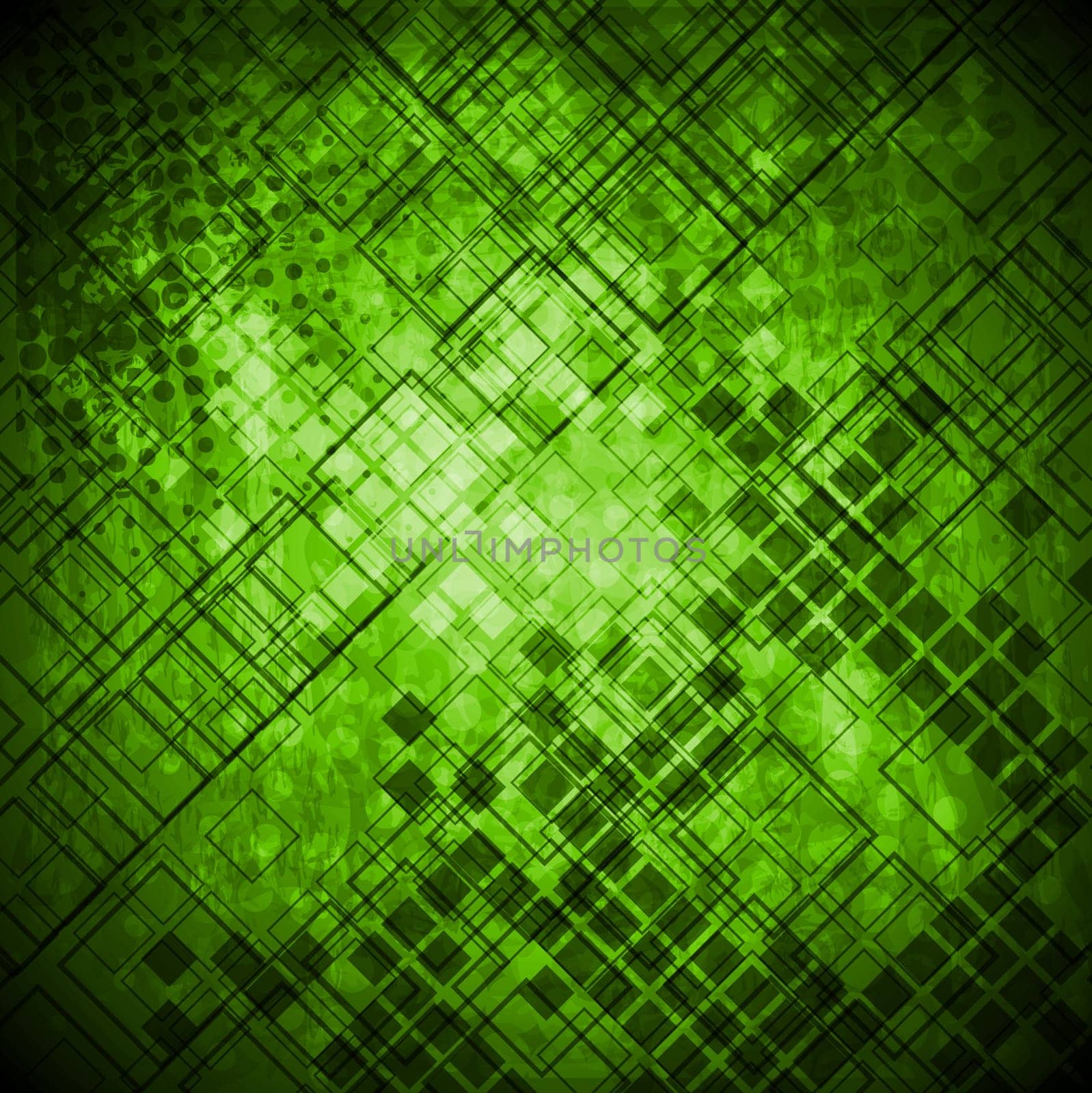 Abstract green grunge technical background. Vector design eps 10